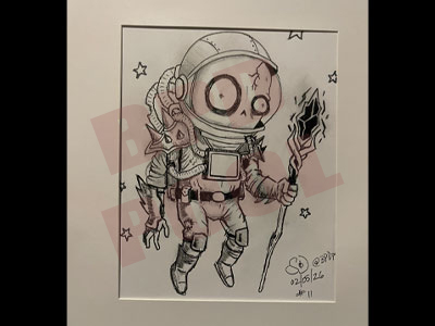 drawing of the Mad Hatter from the Alice in Wonderland stories